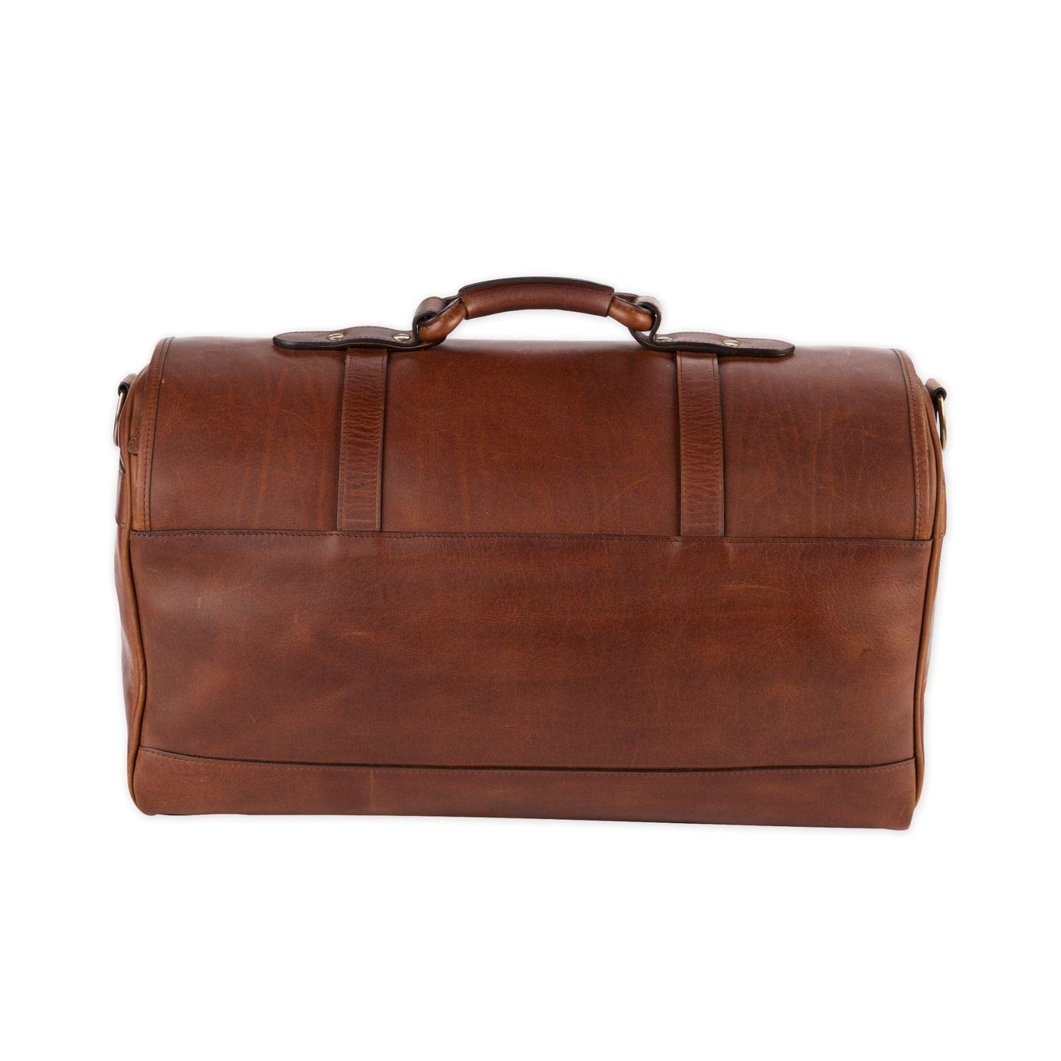 Brown Leather Weekender Duffle Bag – Tom Beckbe
