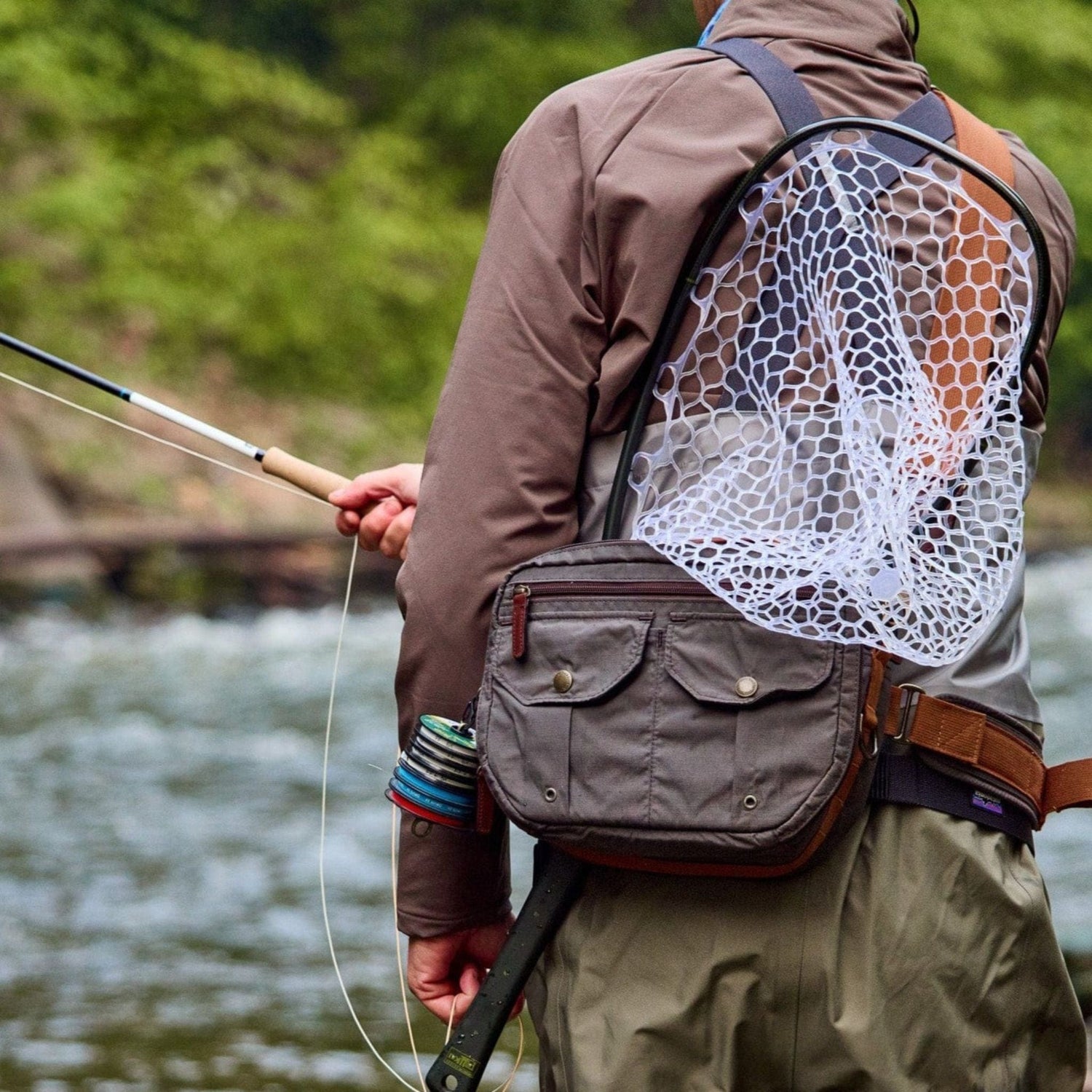 Canvas Fly Fishing Bag | Lightweight | Waterproof