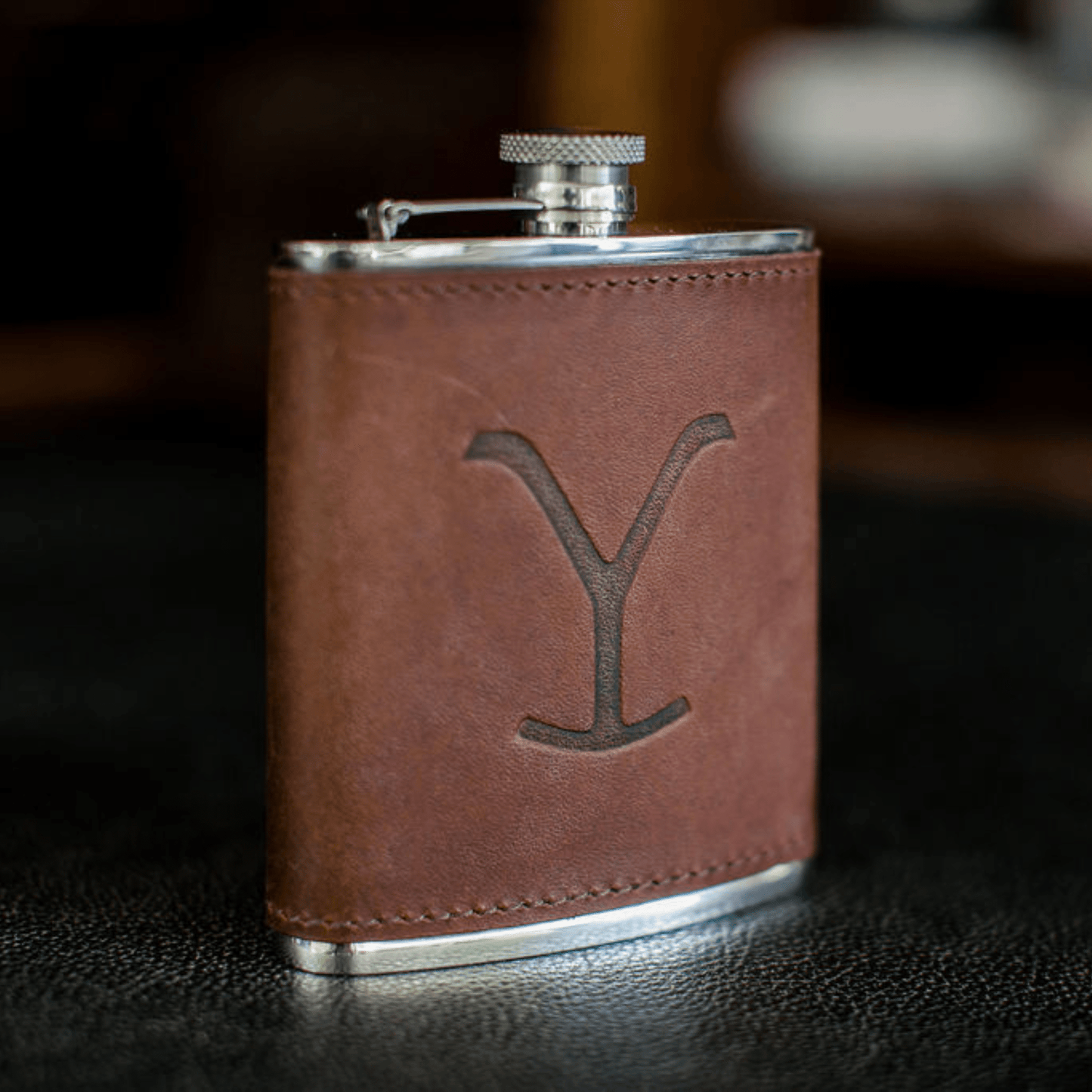 Yellowstone 6 oz Pocket Hip Flask – Tom Beckbe Yellowstone 6 oz Pocket Hip Flask – Tom Beckbe
